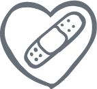 Heart with Bandaid Icon